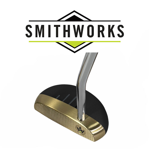 Das Bild zeigt ein Half-Mallet Putter Rolas RB1 RH 35" schwarz
