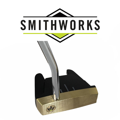 Das Bild zeigt ein Mallet Putter Rolas RB3 LH 35" schwarz