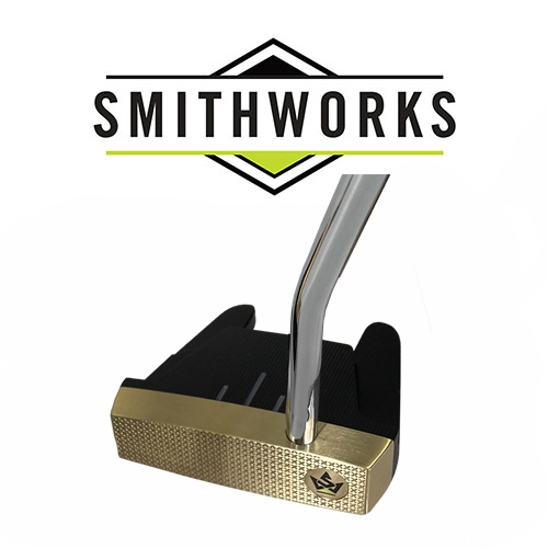 Das Bild zeigt ein Mallet Putter Rolas RB3 RH 34" schwarz