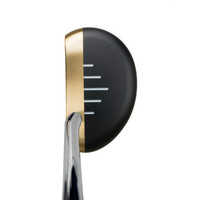 Das Bild zeigt ein SmithWorks® Half-Mallet Putter Rolas RB1 RH 35" schwarz