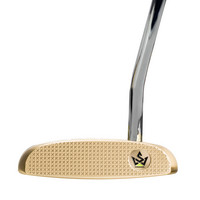 Das Bild zeigt ein SmithWorks® Half-Mallet Putter Rolas RB1 RH 35" schwarz