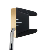Das Bild zeigt ein SmithWorks® Mallet Putter Rolas RB3 LH 35" schwarz