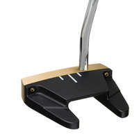 Das Bild zeigt ein SmithWorks® Mallet Putter Rolas RB3 LH 35" schwarz