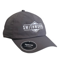 Das Bild zeigt ein SmithWorks® Sommer Sportscap mit Ballmarker unisex grau