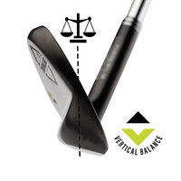 Das Bild zeigt ein SmithWorks® Gap Wedge X-SPIN Freestyle LH 52° Schwarz