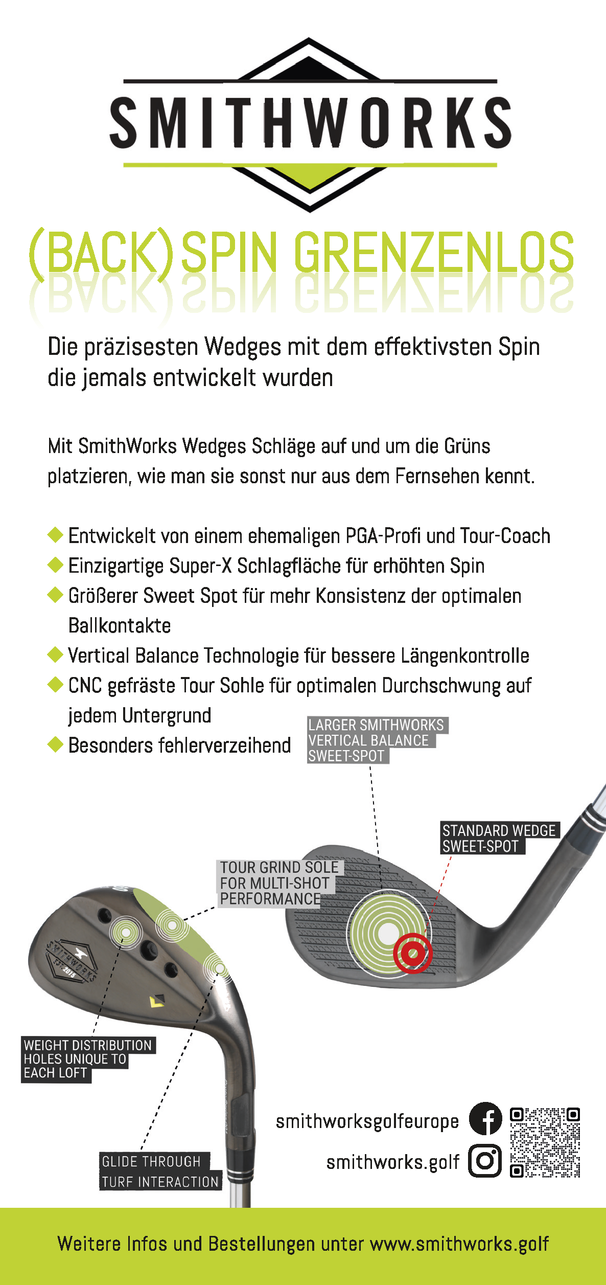 Das Bild zeigt den Wedge Flyer in deutscher Sprache