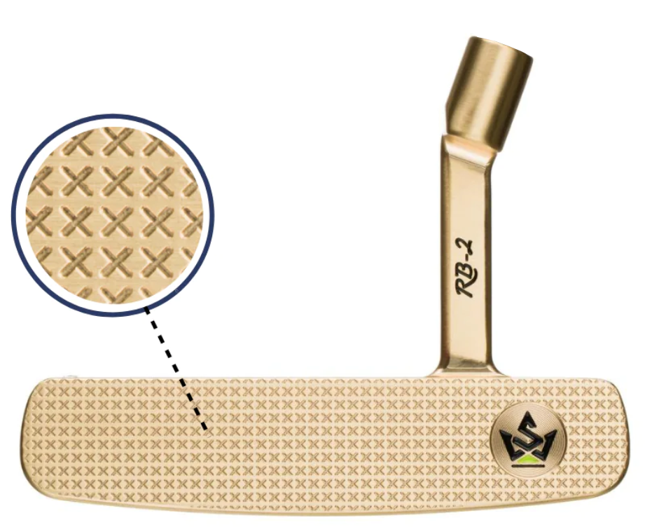 Dieses Bild zeigt das X-Design des SmithWorks Blade Putters RB2